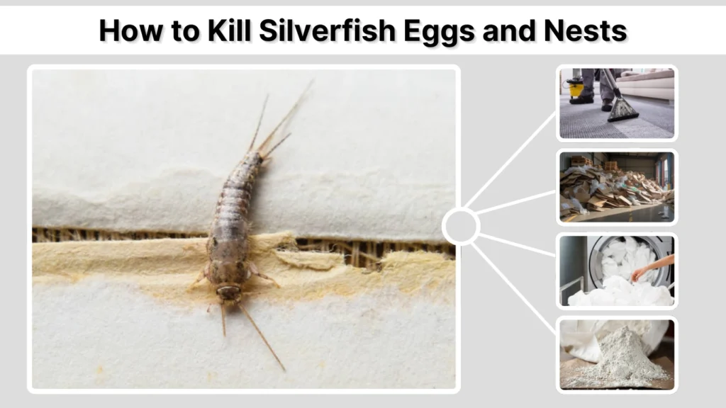 How to Kill Silverfish Eggs and Nests