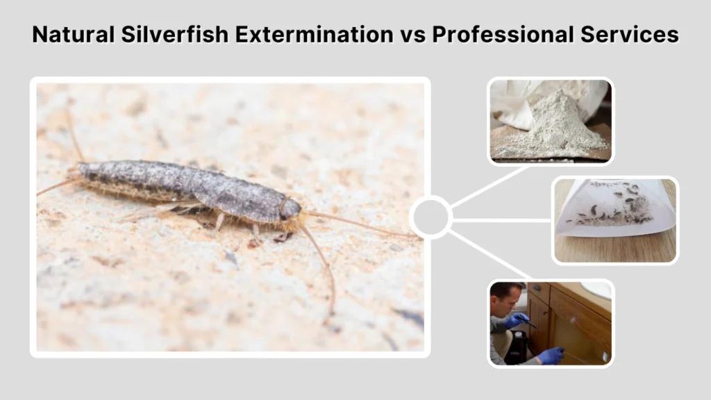 Natural Silverfish Extermination vs Professional Services