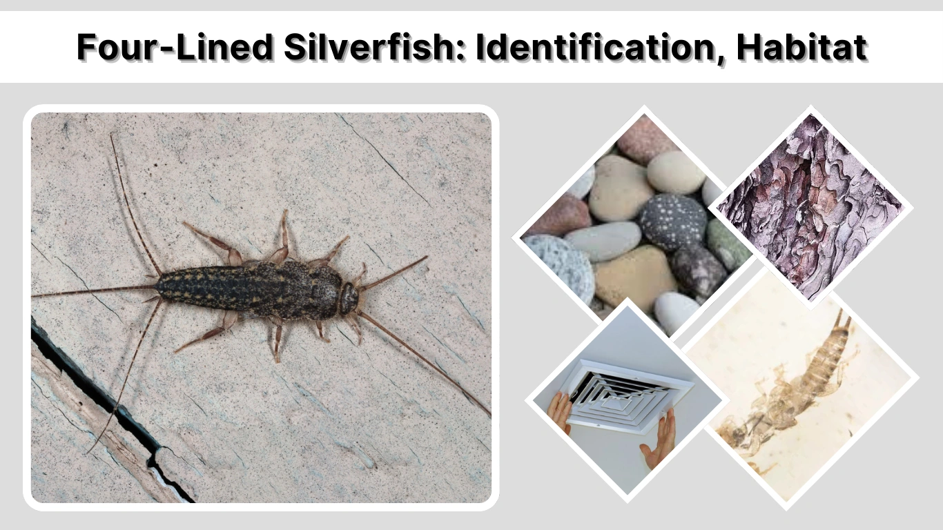 Four-Lined Silverfish Identification, Habitat & Control Guide