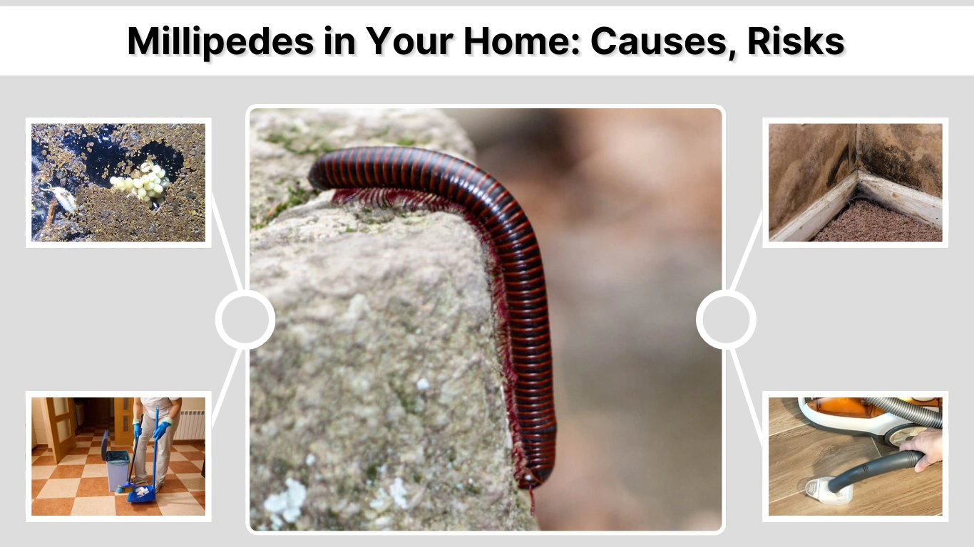 Millipedes in Your Home Causes, Risks, and Solutions