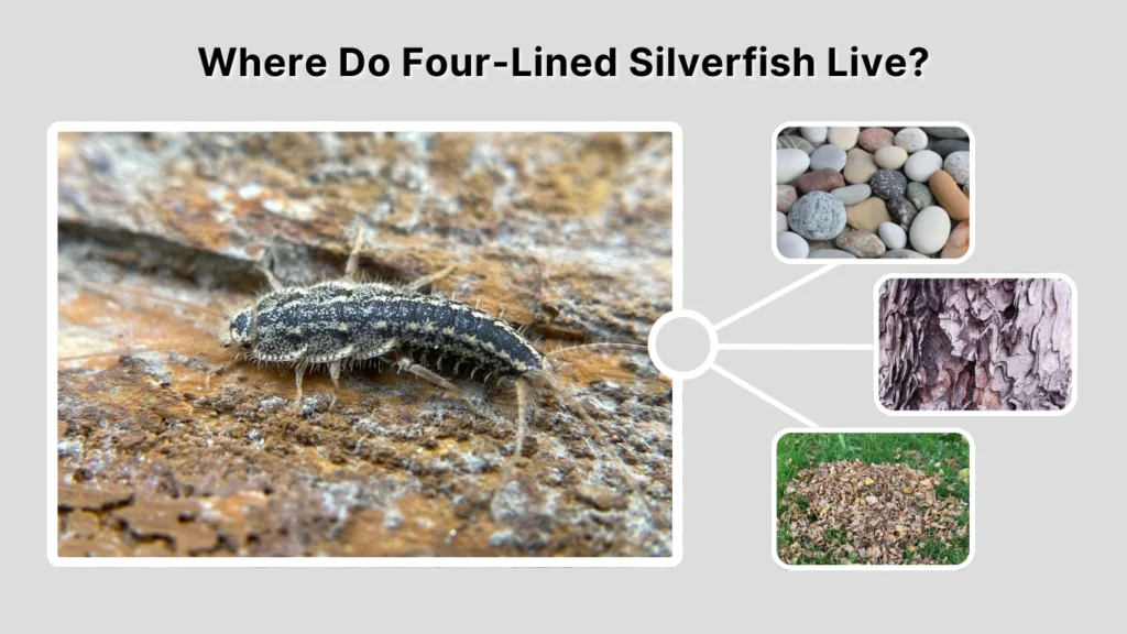 Where Do Four-Lined Silverfish Live