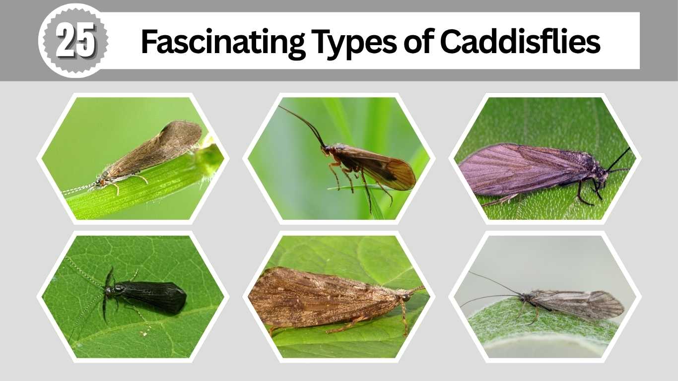 25 Fascinating Types of Caddisflies: Identification, Life Cycle & Ecology