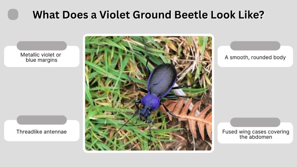 What Does a Violet Ground Beetle Look Like?