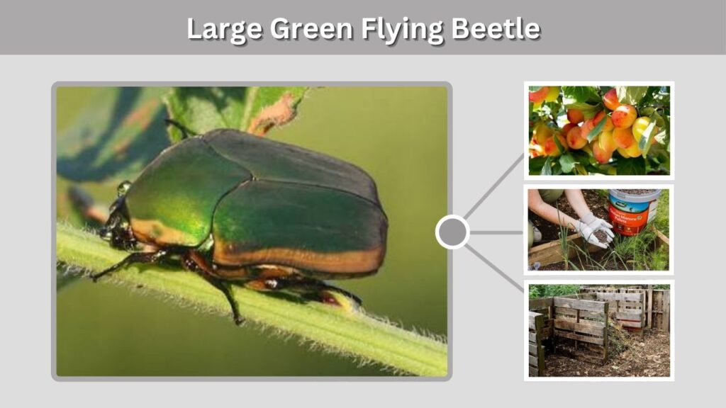 Large Green Flying Beetle
