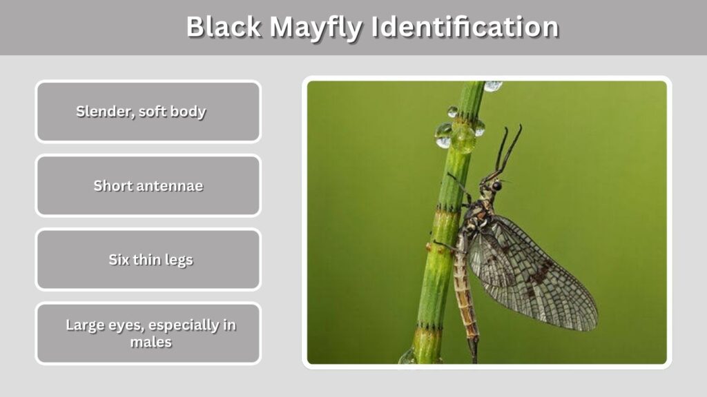 Black Mayfly Identification