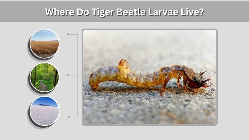 Where Do Tiger Beetle Larvae Live?