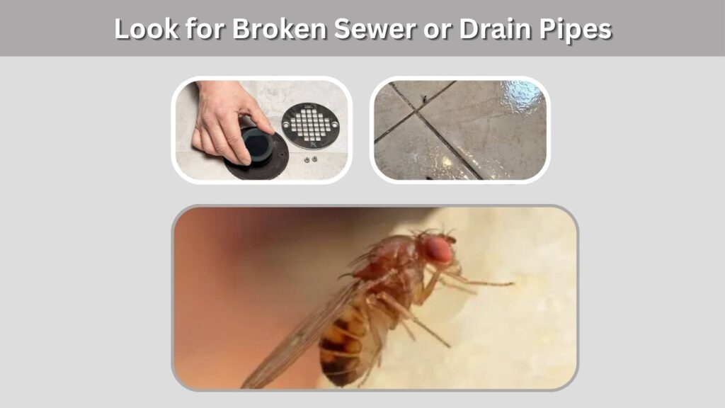 5. Look for Broken Sewer or Drain Pipes