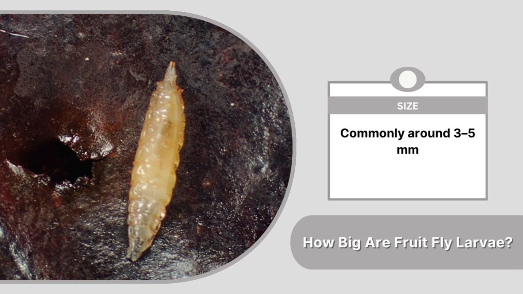 How Big Are Fruit Fly Larvae?