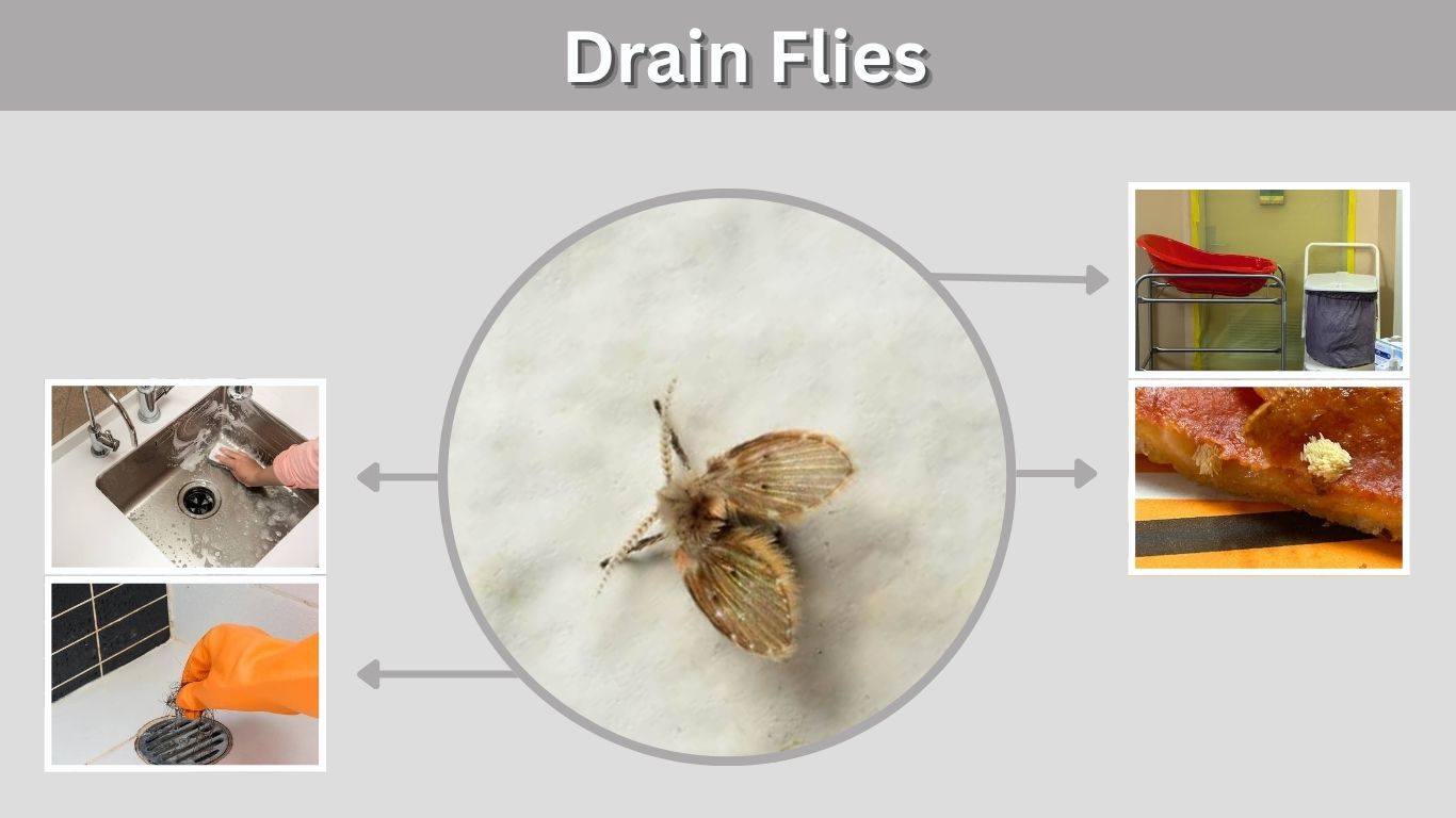 Drain Flies: Identification, Larvae, and Removal Guide