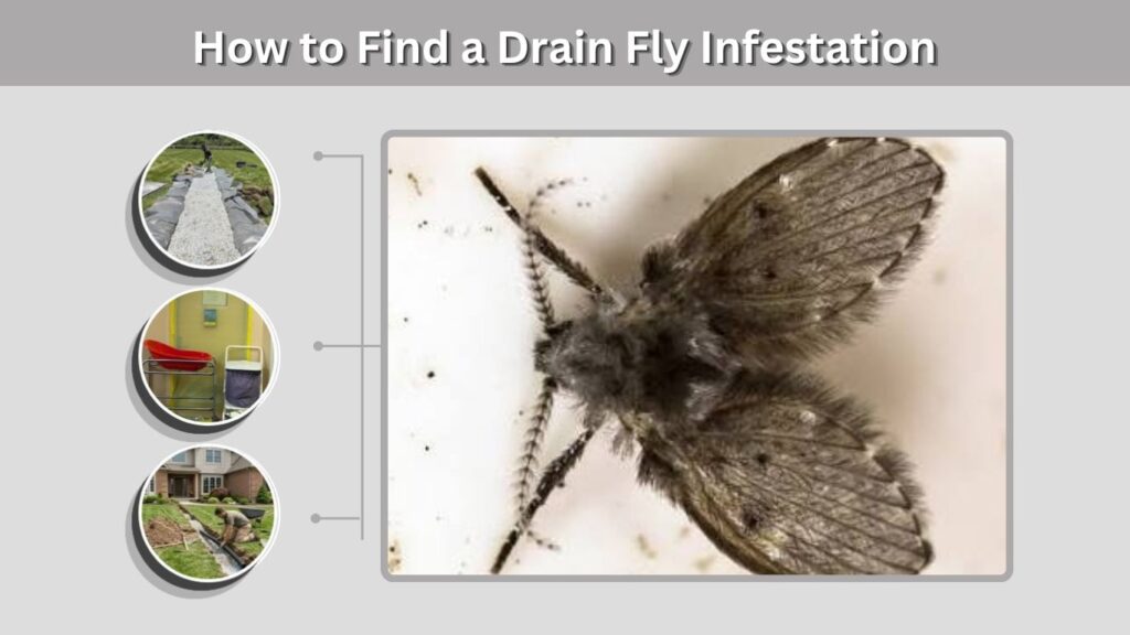How to Find a Drain Fly Infestation