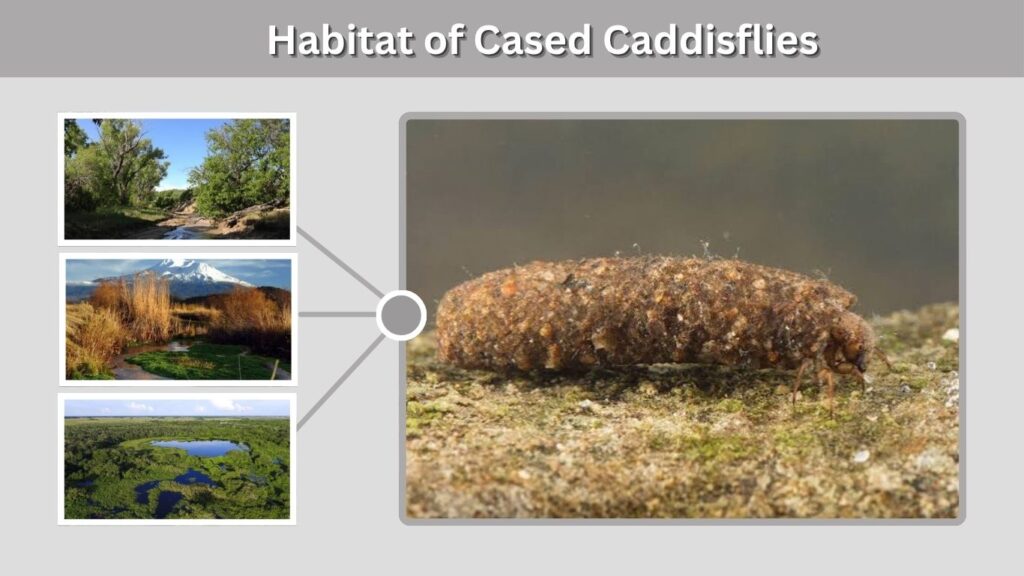 Habitat of Cased Caddisflies