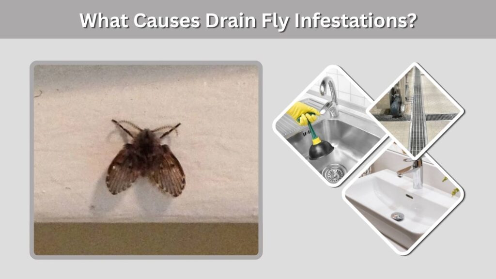 What Causes Drain Fly Infestations?
