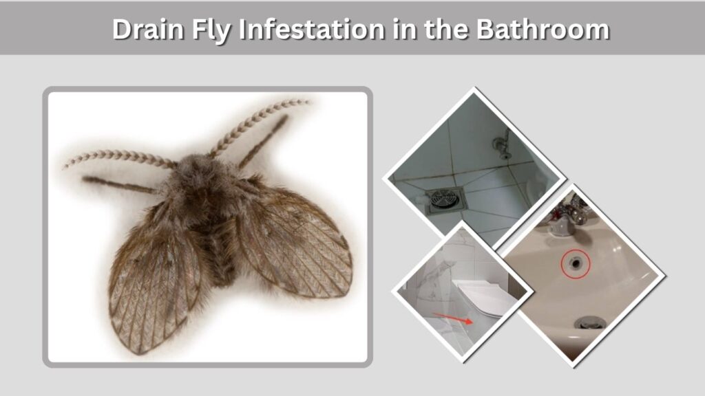 Drain Fly Infestation in the Bathroom