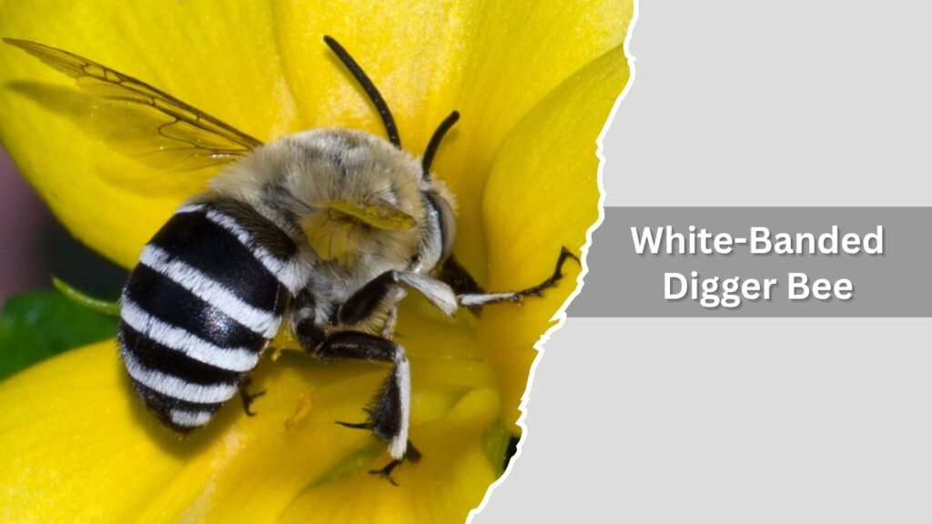 10. White-Banded Digger Bee