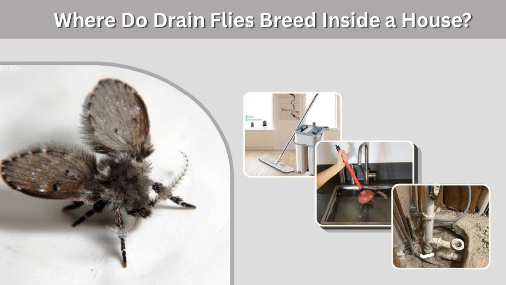 Where Do Drain Flies Breed Inside a House?