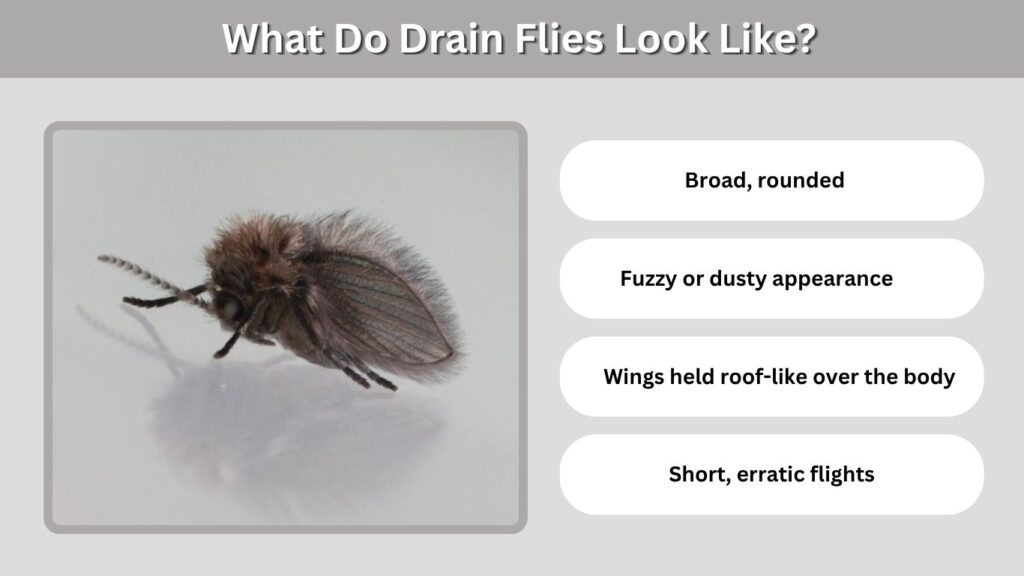 What Do Drain Flies Look Like?