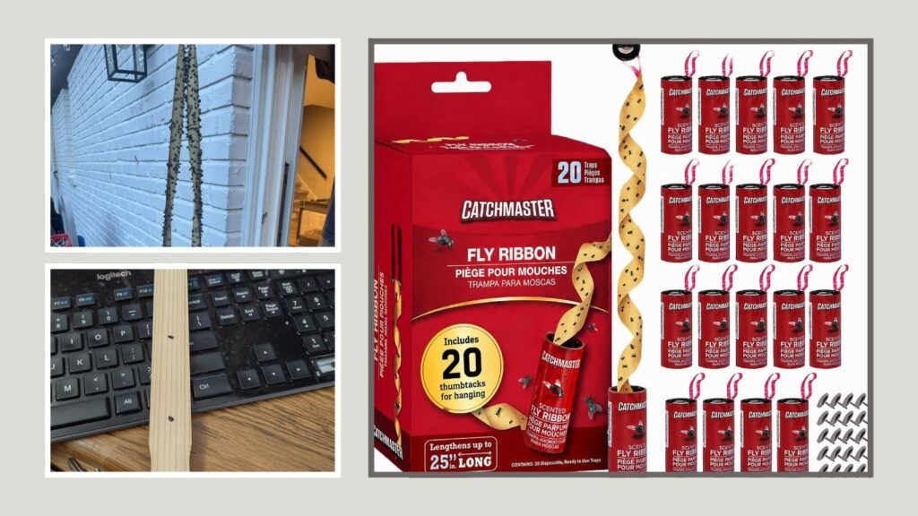 Sticky Ribbon Fly Traps for Indoor Use
