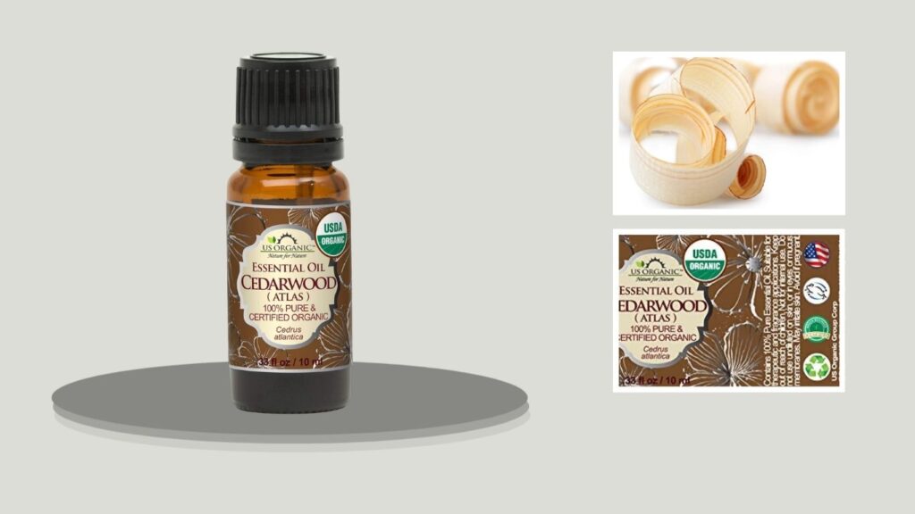 US Organic Cedarwood Atlas Essential Oil