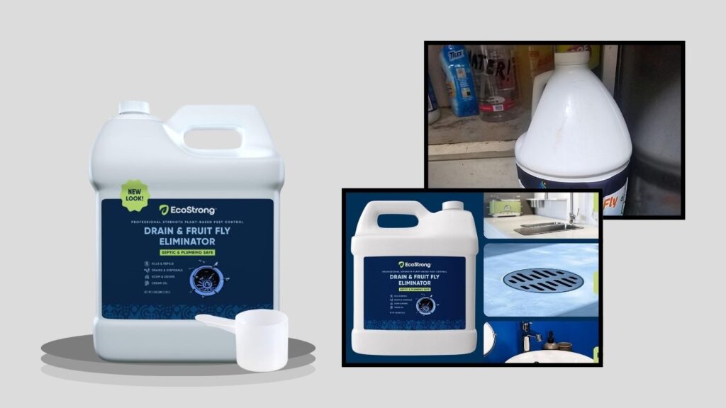 Eco Strong Fruit Fly Drain Treatment & Drain Fly Eliminator