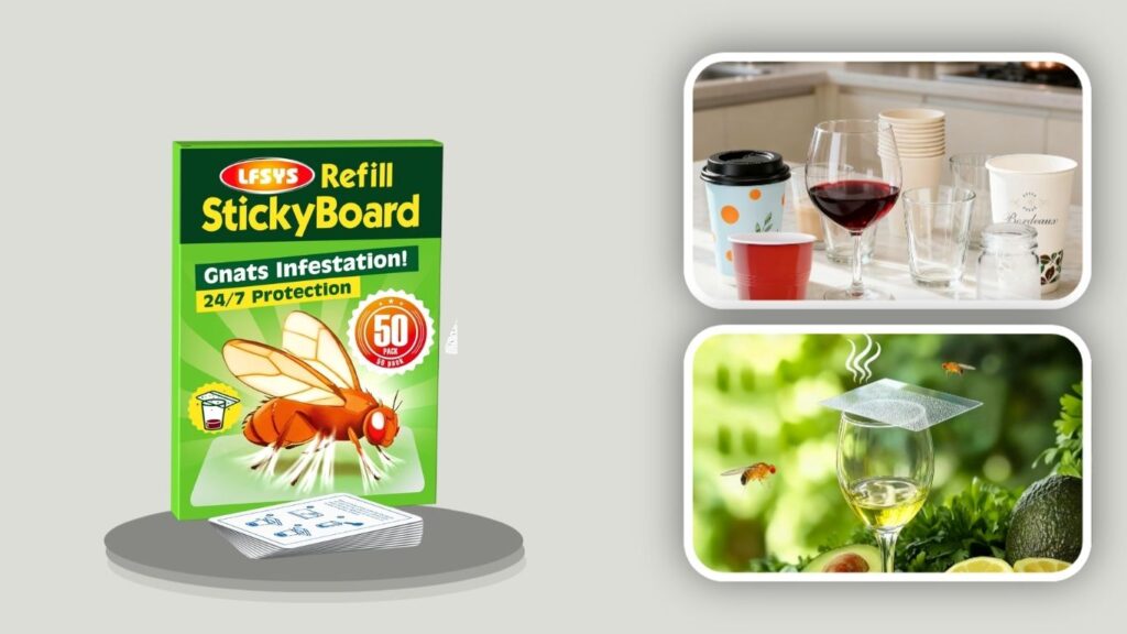  LFSYS Fruit Fly Traps for Indoors