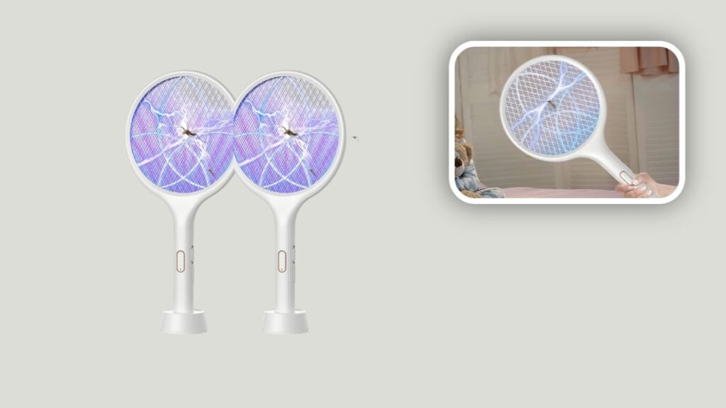 YISSVIC Electric Fly Swatter Bug Zapper Racket