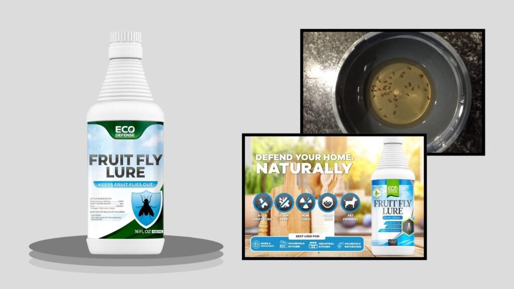 Eco Defense Fruit Fly Killer & Drain Fly Treatment