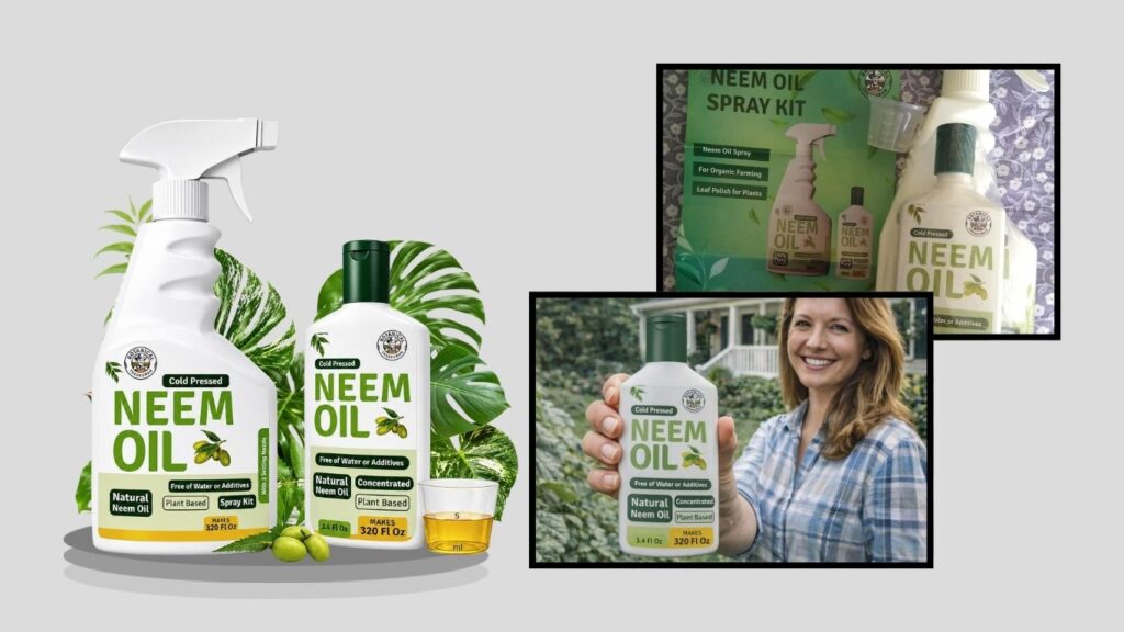 Cold-Pressed Neem Oil Kit for Indoor & Outdoor Plants