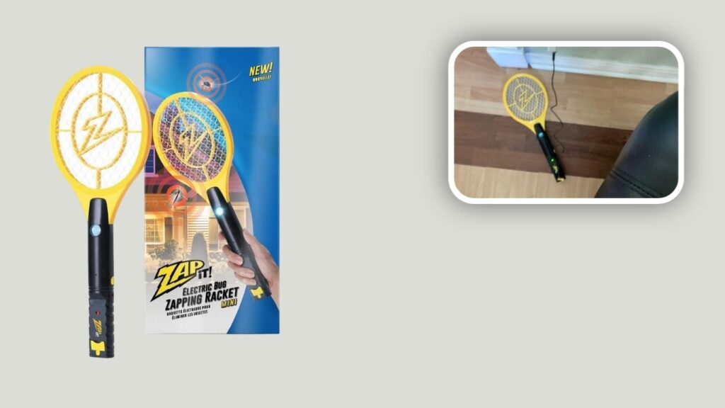ZAP IT! Mini Rechargeable Bug Zapper Racket