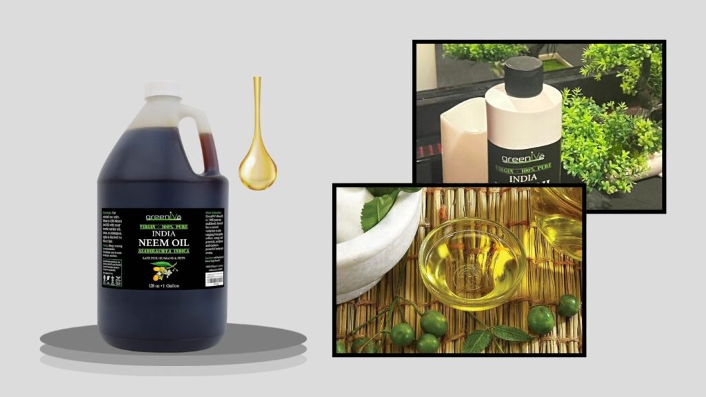 GreenIVe 100% Pure Cold-Pressed & Unrefined Neem Oil