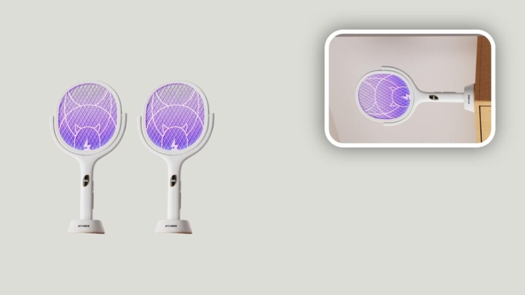 Nymrix Rotating Telescopic Electric Fly Swatter