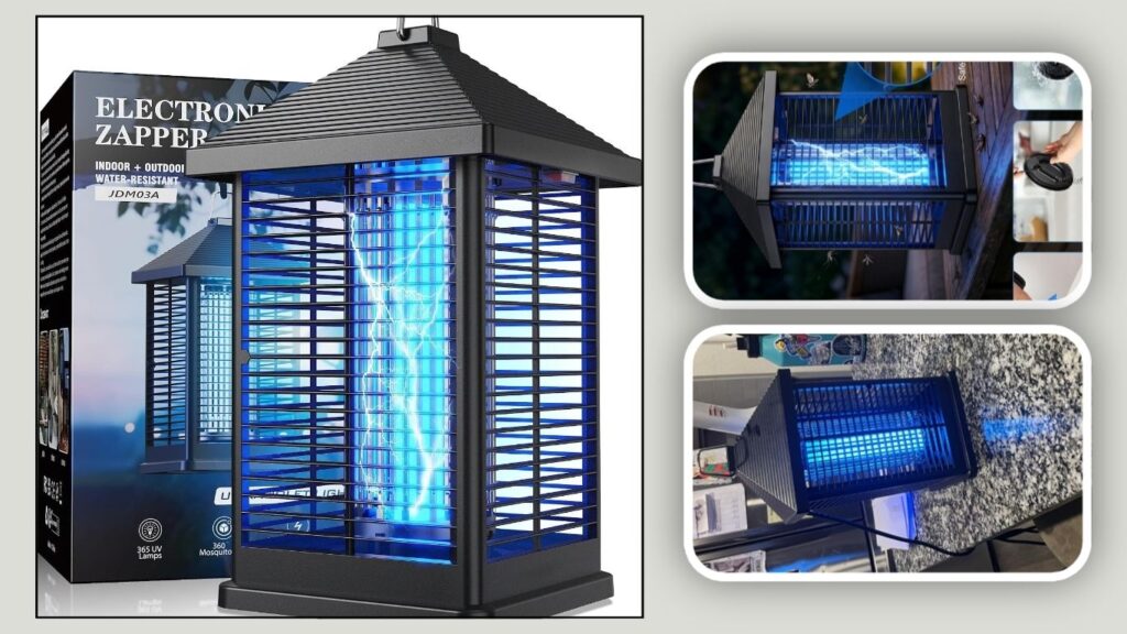 Auto-Sensor Electric Bug Zapper for Indoor & Outdoor Use