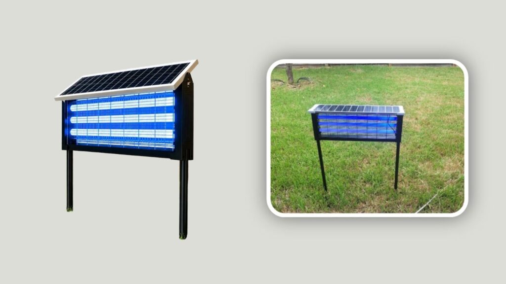 Outdoor Solar Mosquito Zapper for Backyard