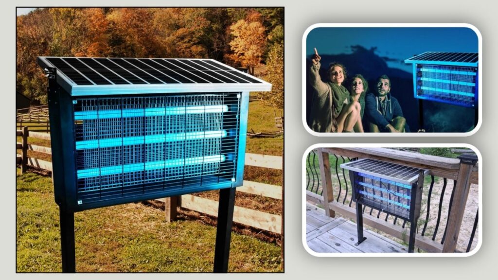 Heavy-Duty Solar Bug Zapper for Large Outdoor Areas