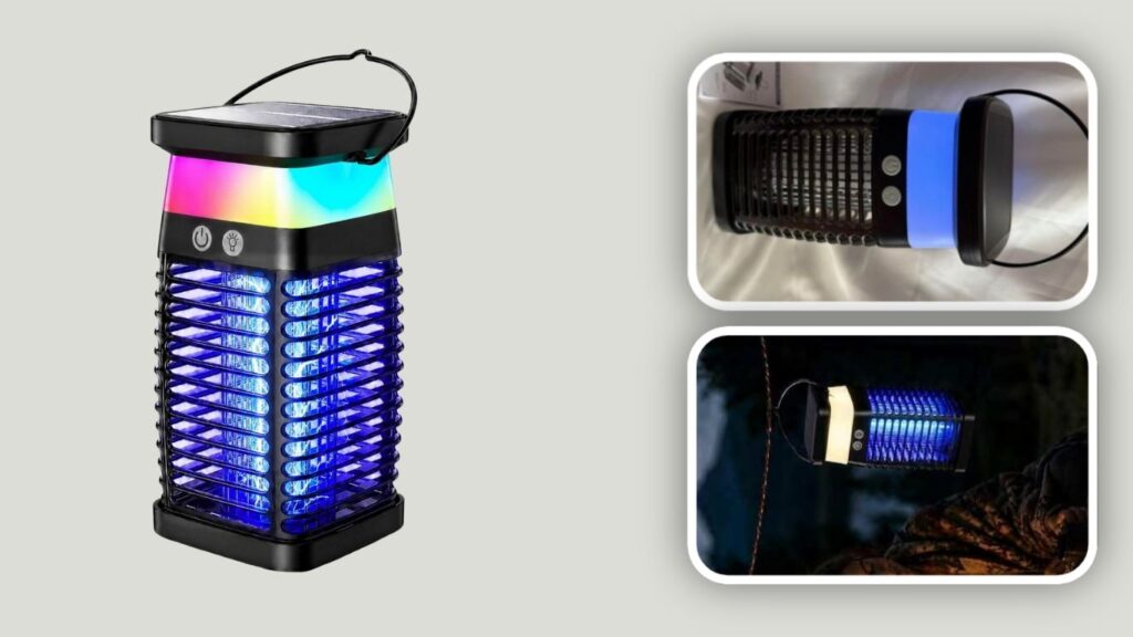 Flickering Flame Solar Bug Zapper