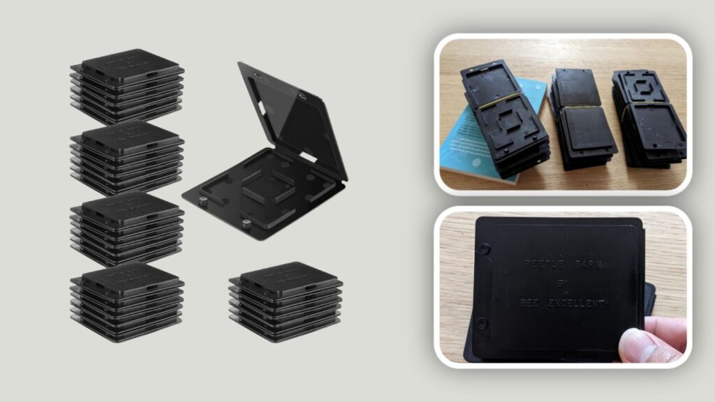 30 PCS Reusable Plastic Hive Beetle Traps