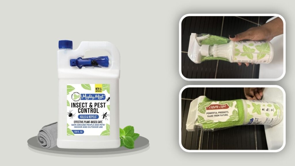 Mighty Mint Peppermint Oil Insect & Pest Control Spray – 1 Gallon