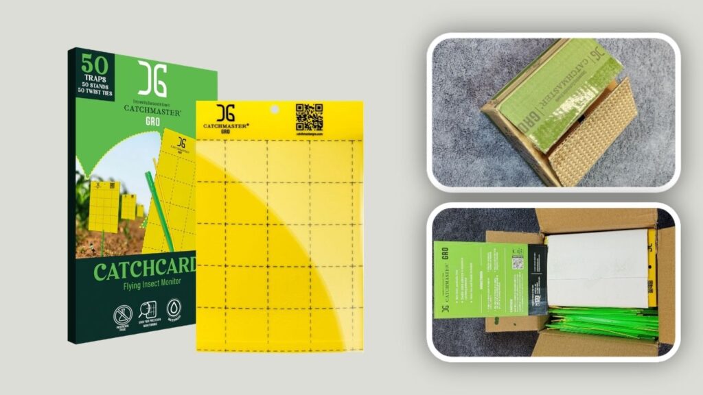 Catchmaster Yellow Adhesive Traps for Garden & Greenhouse
