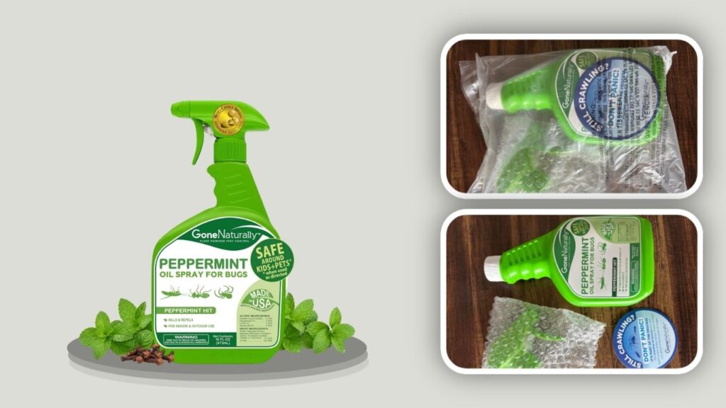 GoneNaturally Peppermint Oil Spray for Bugs