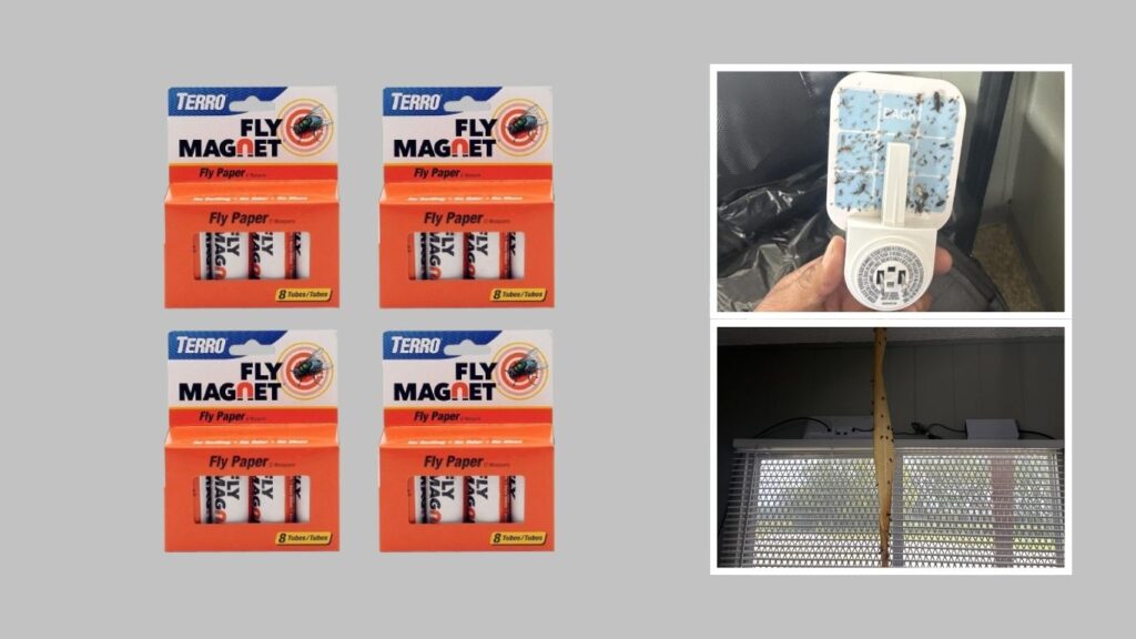 6. TERRO T518 Fly Magnet Sticky Fly Paper — Best for Hanging Trapping Points
