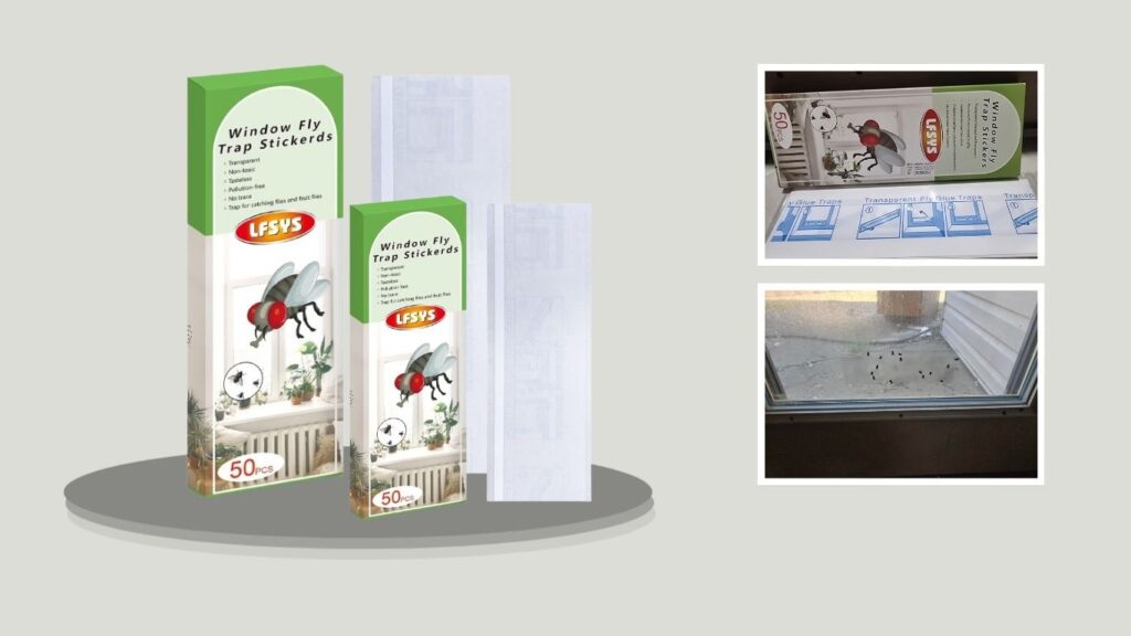 6. LFSYS Window Fly Traps — Best for Flies Gathering on Windows
