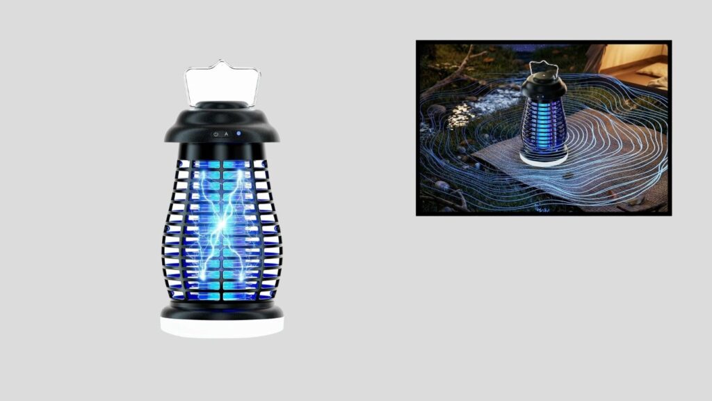 Cordless Portable Rechargeable Mosquito & Fly Zapper