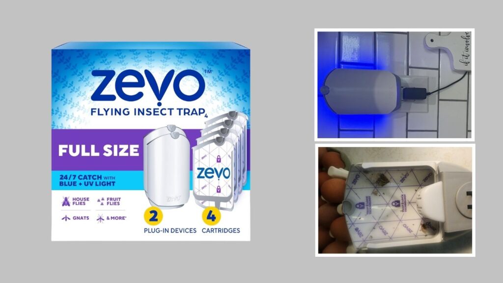 Flying Insect Trap With Refill Cartridges