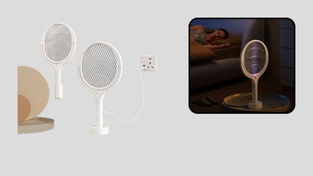GeckoMan Rotating Rechargeable Telescopic Fly Swatter