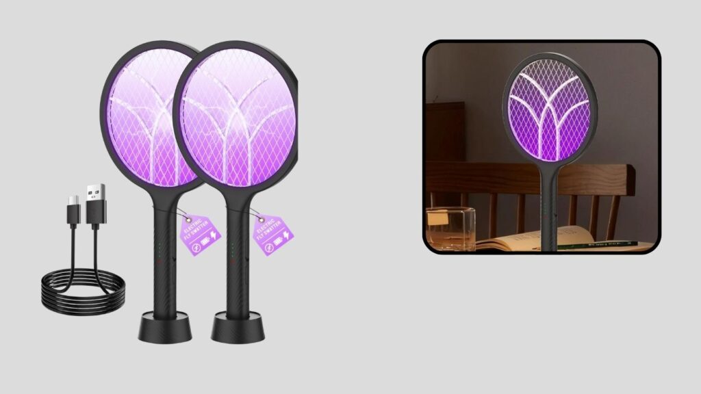 Mosiller Electric Fly Swatter Zapper Racket
