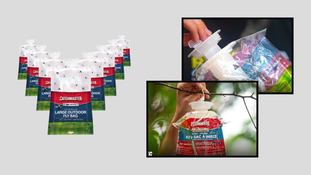 Outdoor Disposable Fly Trap Bags Bulk Pack