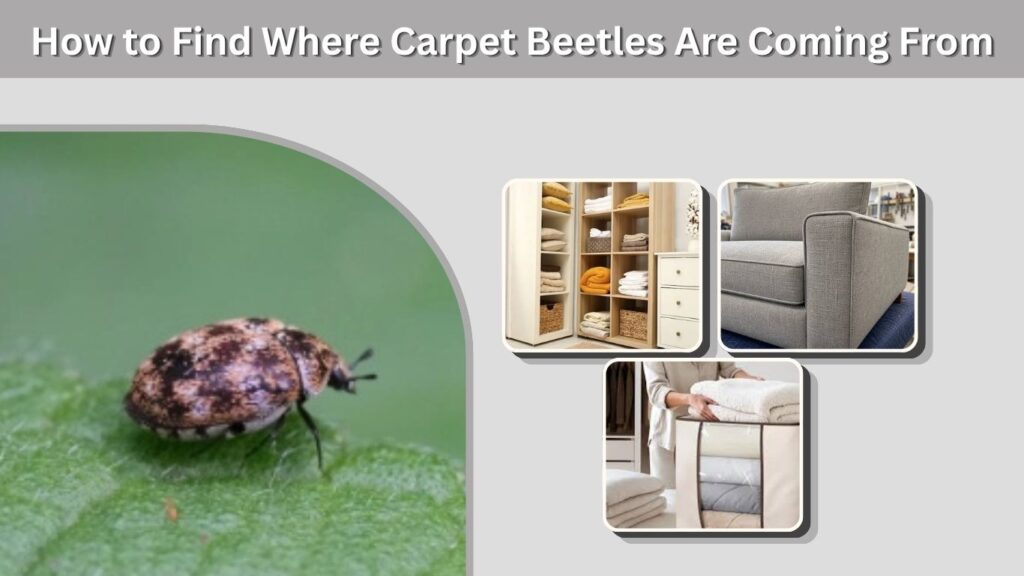 How to Find Where Carpet Beetles Are Coming From