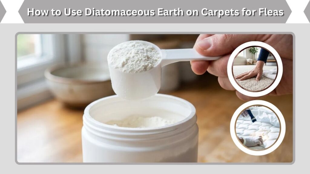 How to Use Diatomaceous Earth on Carpets for Fleas