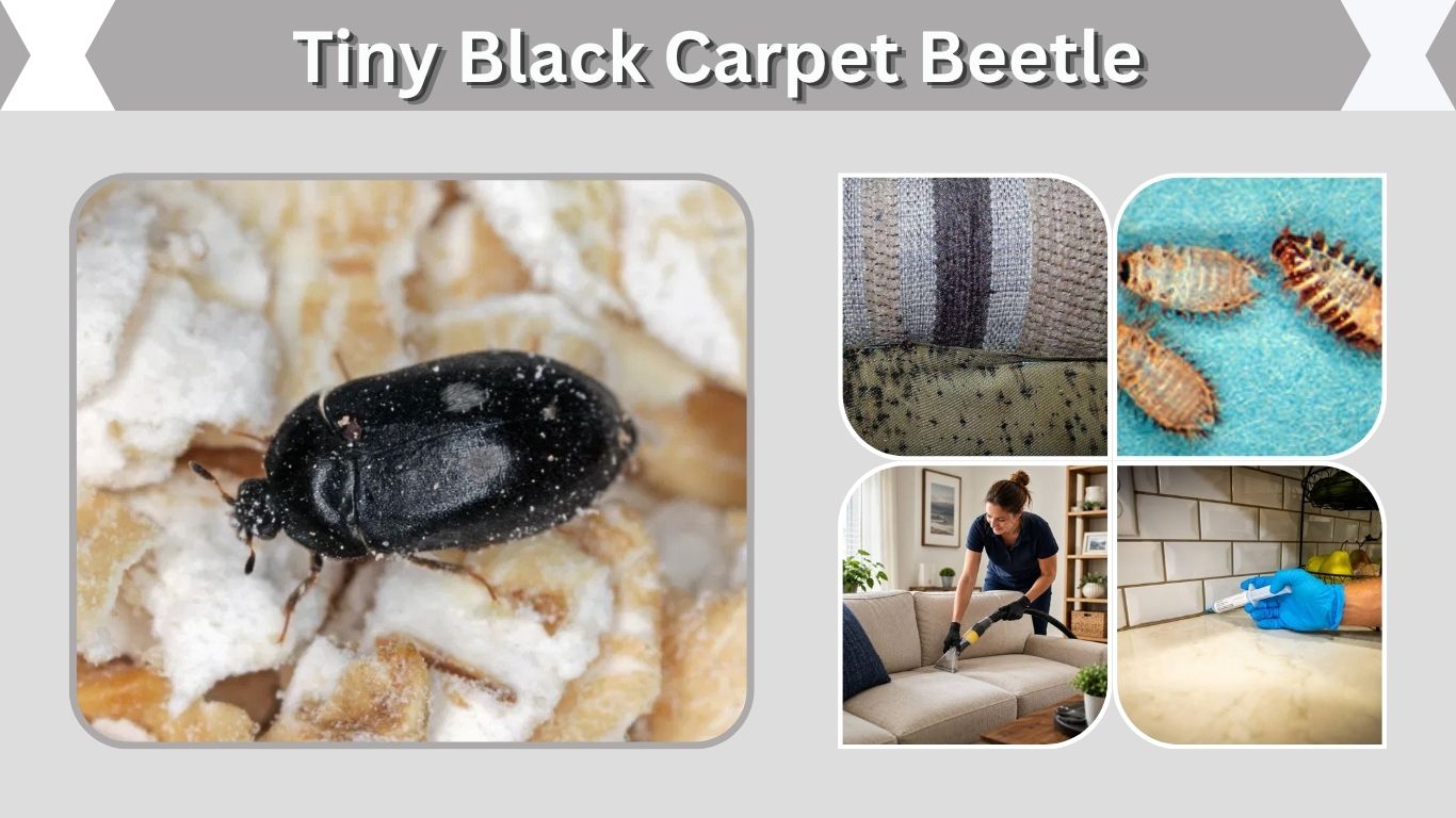 Tiny Black Carpet Beetle: Identification, Signs & Removal