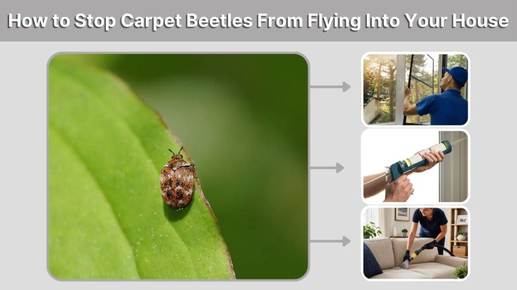 How to Stop Carpet Beetles From Flying Into Your House